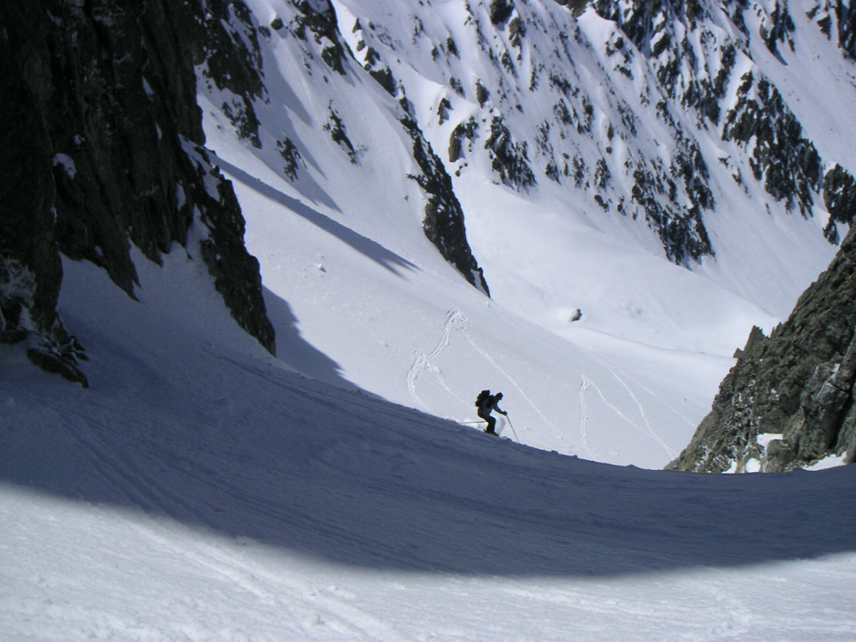 Descente de la Brêche de la Balme (Massif de la Lauzière)