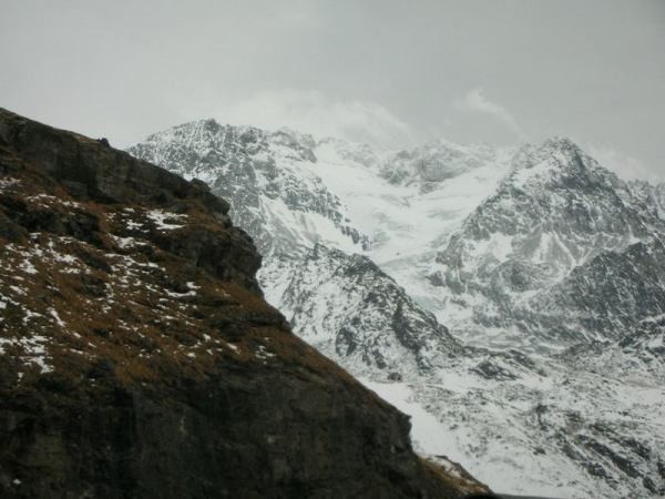 Le glacier de Peclet