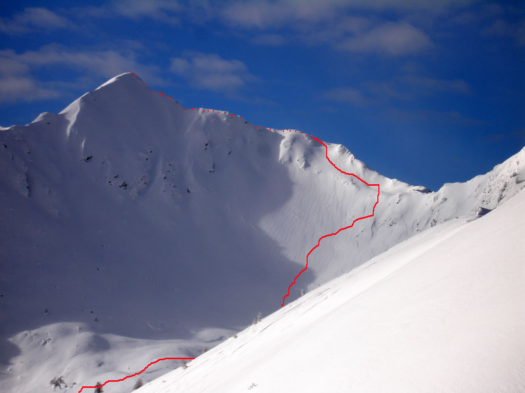 Il Monte Rosetta 2360 m.