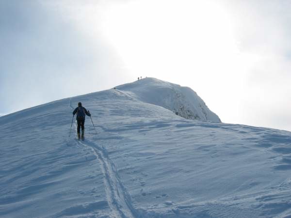 Sulla cresta finale dello Schiahorn