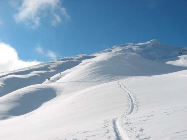 Ultimi 400 m. verso la cima dello Schiahorn