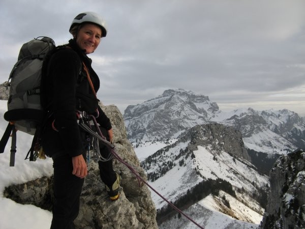 Barbara sur la Dent Centrale