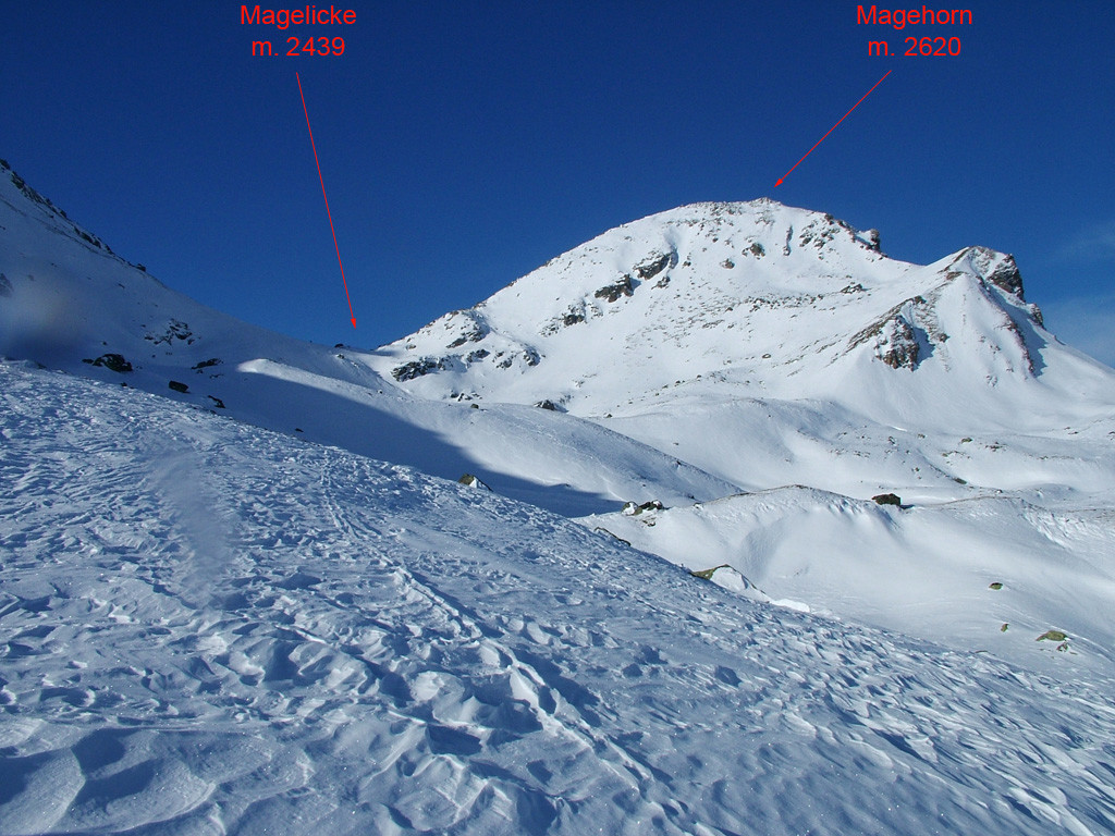 Tratto finale della salita al Magehorn