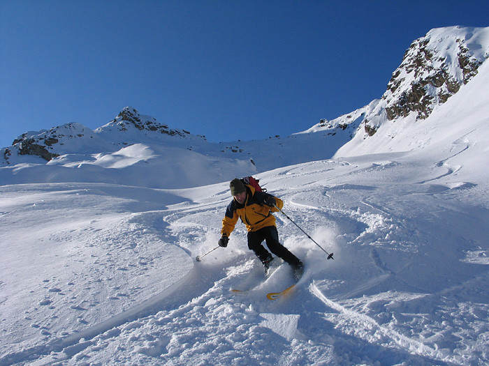 Corno Stella, discesa in Val del Livrio