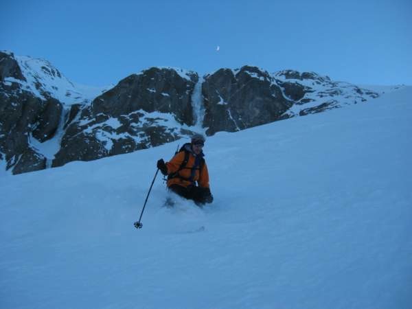 Scendendo in Val la Buora.Piz Cristallina