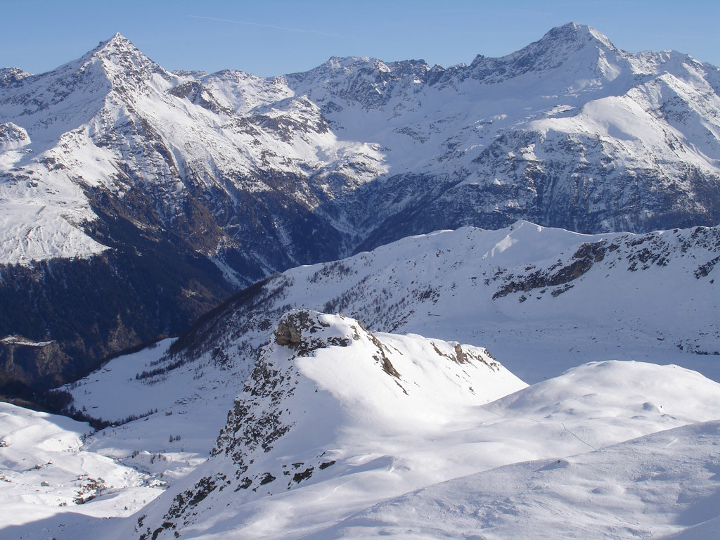 La quota 2275 m durante la salita al Piz della Sancia 2714 m.