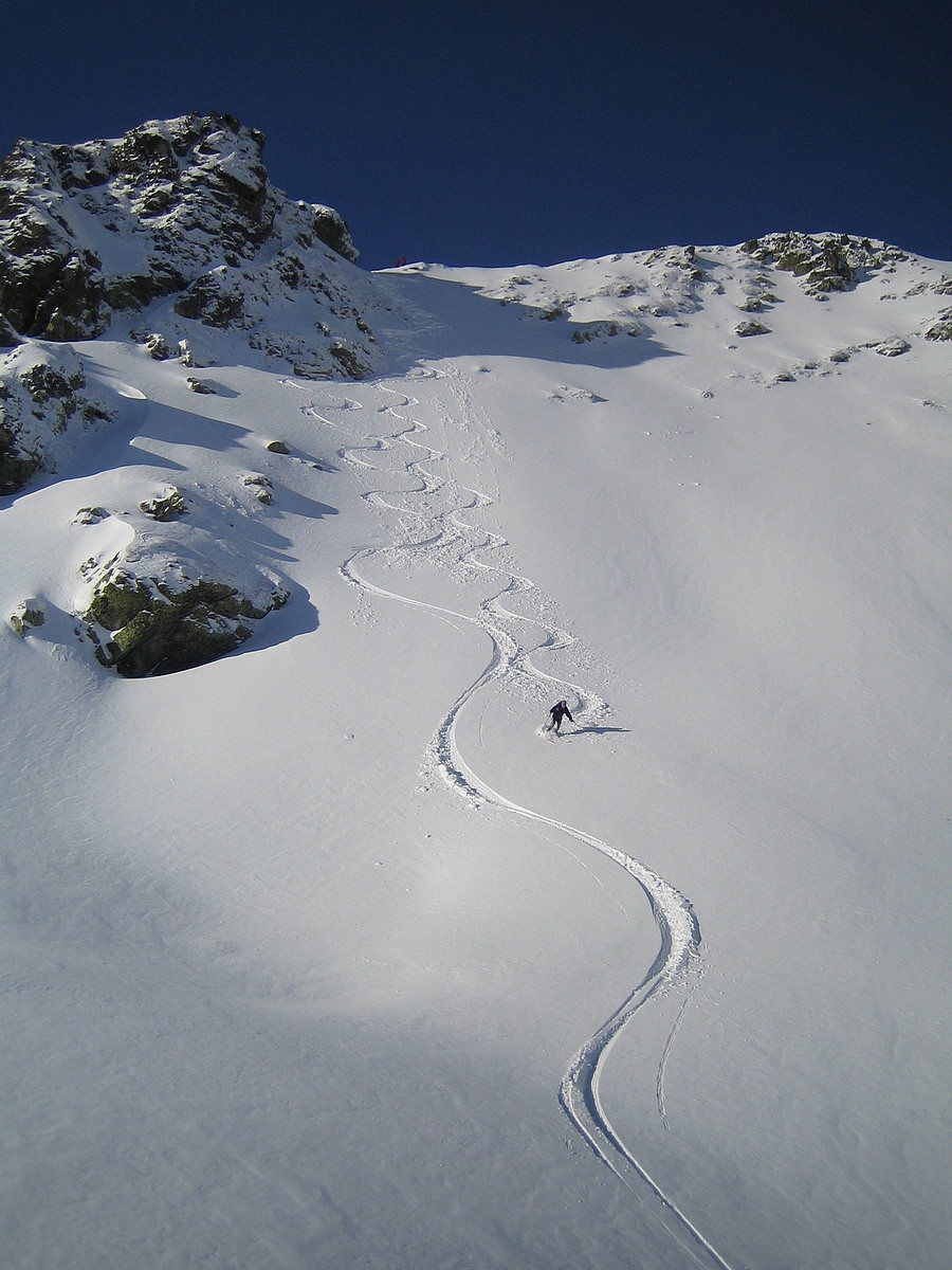 Versant E de la Pointe du Sciallet