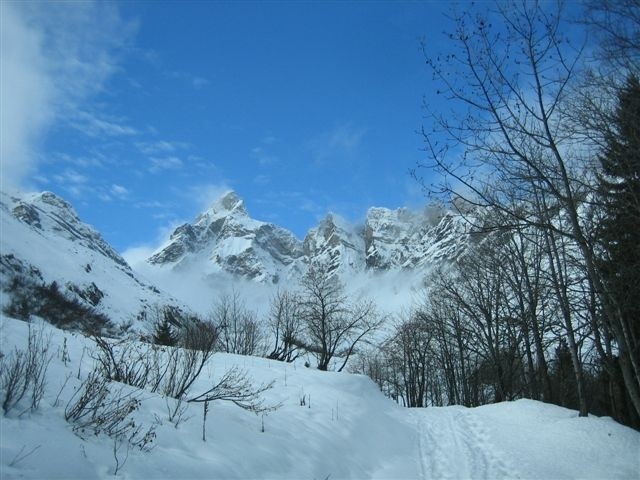 arrivée dans le vallon de Doran