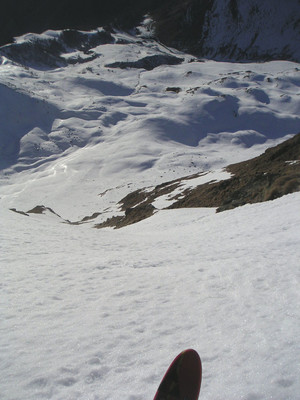 Discesa dal M. Chierico