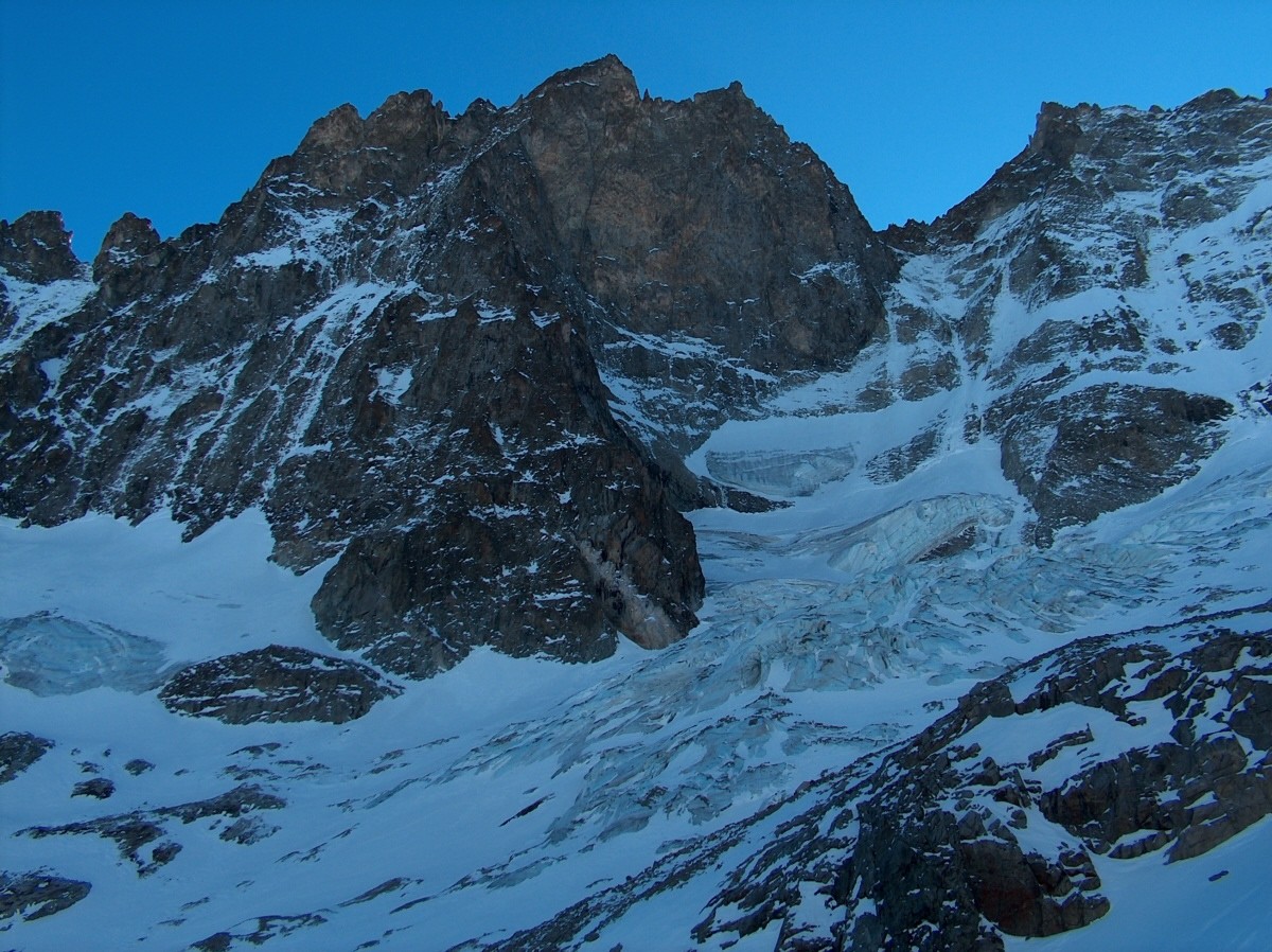 Roche Méane - Col du Diable - Glacier du Clot des Cavales.