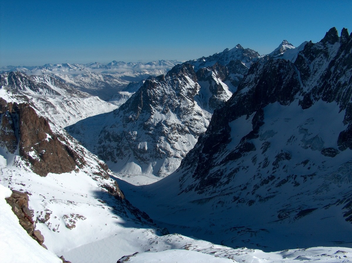 De la Brèche des chamois vers l'Est.