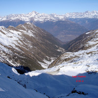 L'esteso panorama verso Nord, dalla cima del Monte Masoni 2663 m.