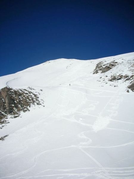 La pente du haut