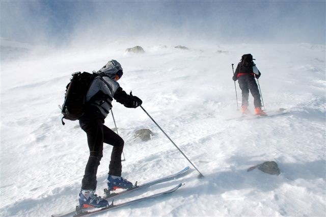 Ultimi pendii verso il Galihorn