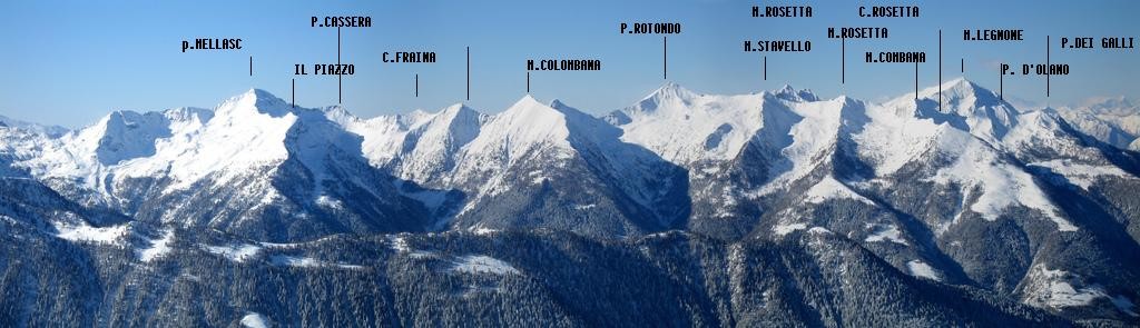 Quasi tutte le cime sciistiche della Valgerola + il Legnone dal Monte Lago