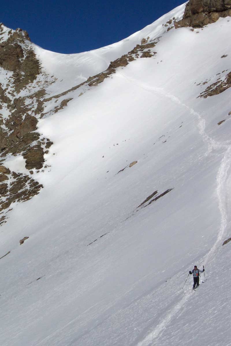 Descente vers le lac