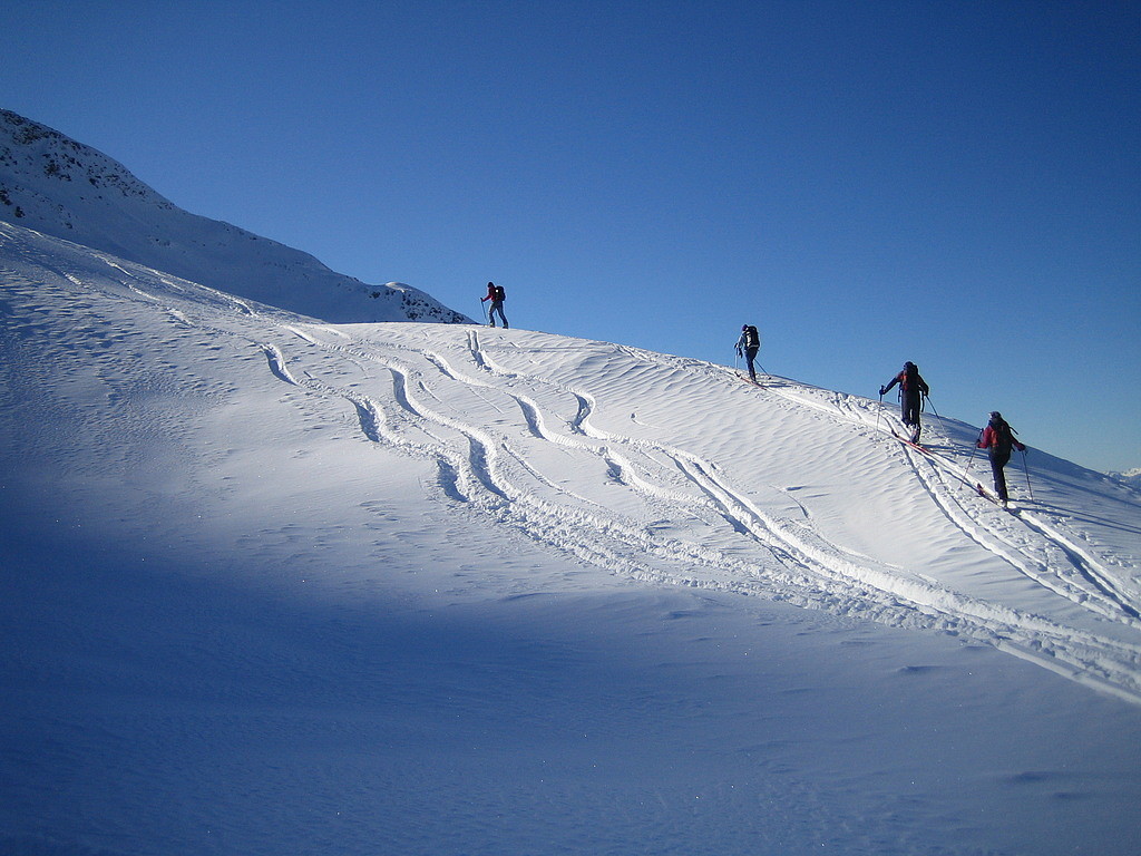 En versant W du Pas de la Mule