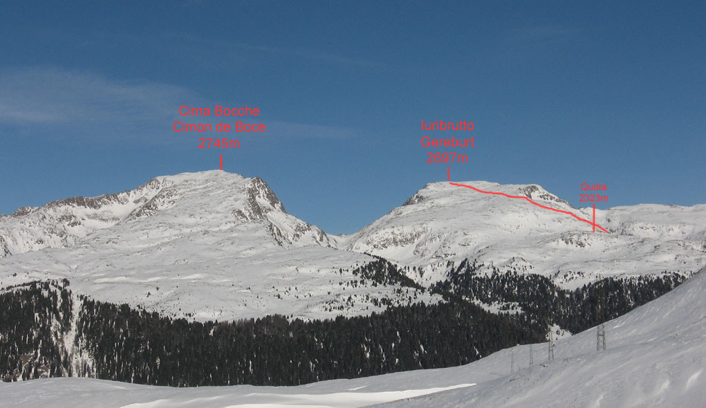 Iuribrutto e Cima Bocche