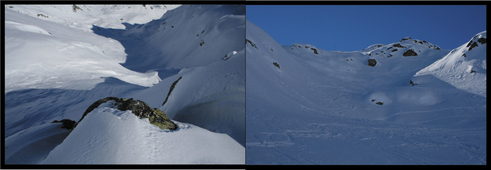 Col de la Charbonnière - descente du col coté Nord