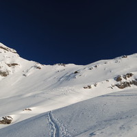 salendo verso la Pte d'Anterne ( a destra )