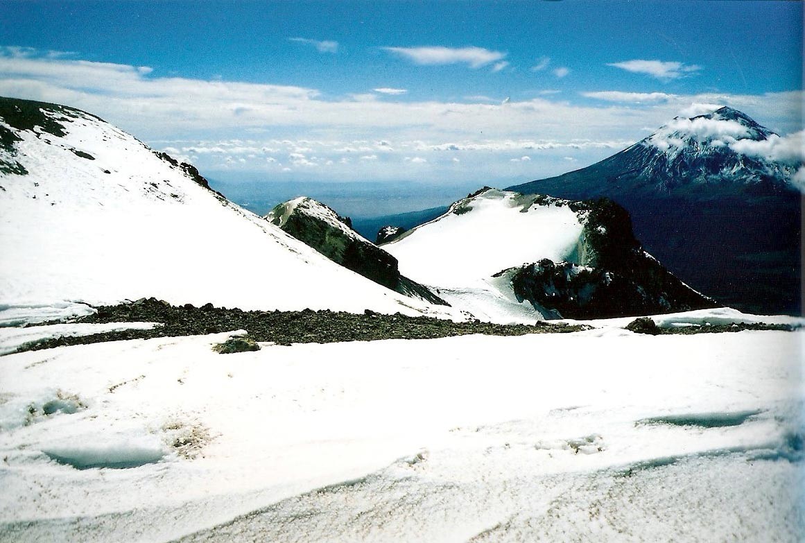 Iztaccíhuatl, vue du Pecho vers l'estómago