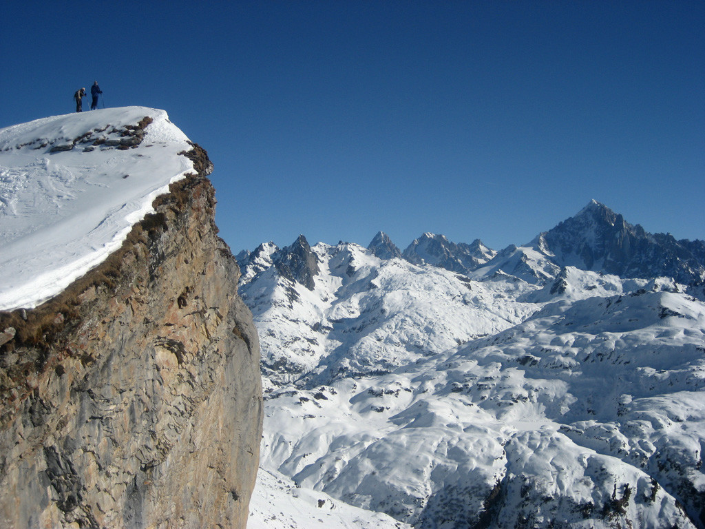 Le Marteau et le massif du Mont-Blanc