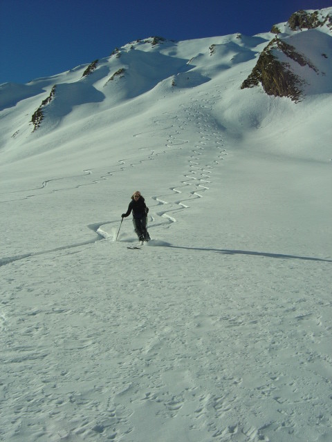 Belles conditions à la Combe de l'A