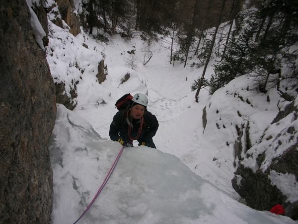 Christophe dans la première longueur