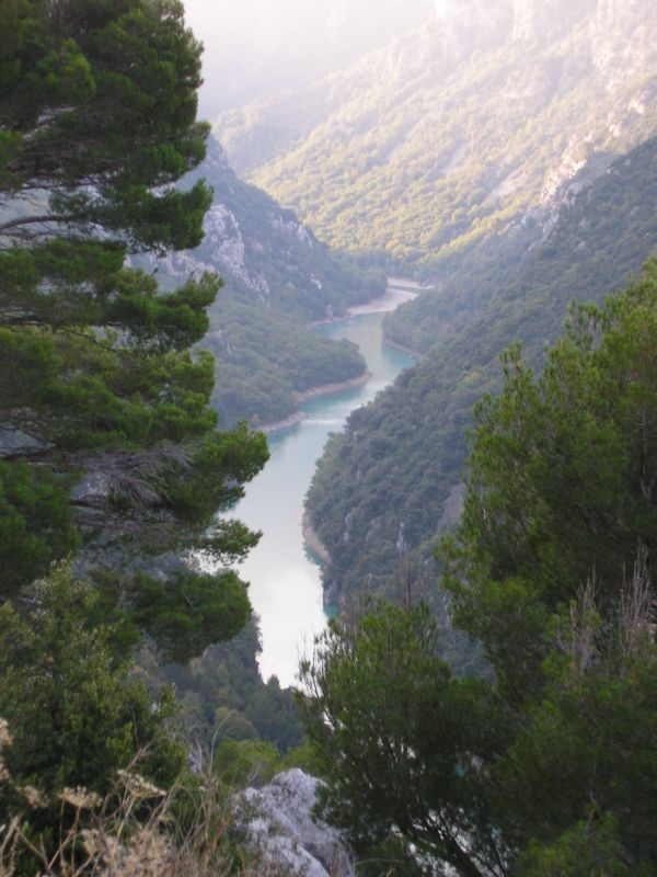 le verdon le matin