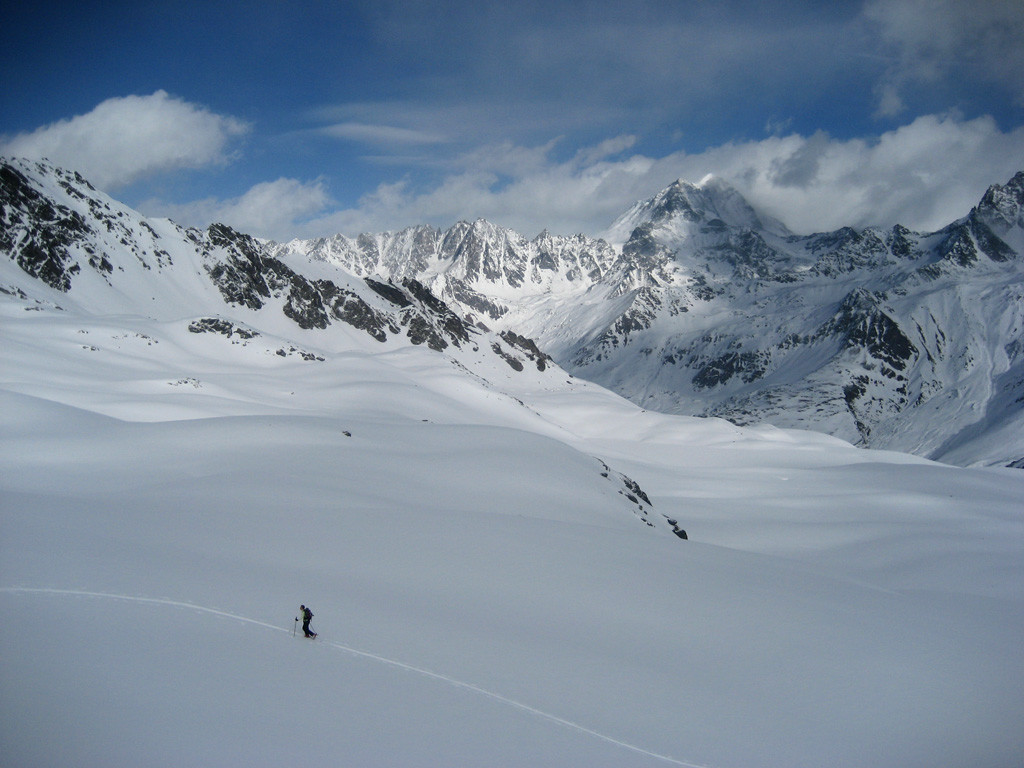 Arrivée au col des 3 lacs