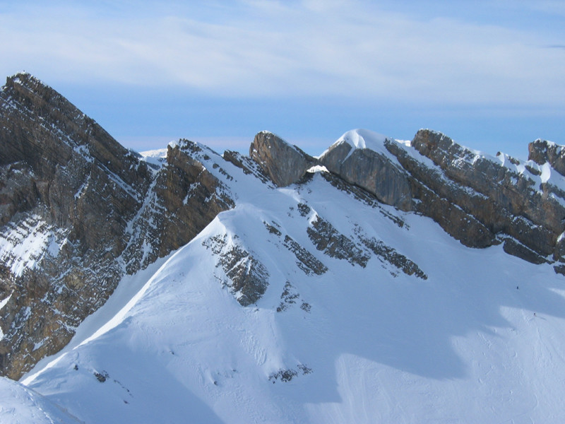 Trou de la mouche, vue de la tête de Paccaly