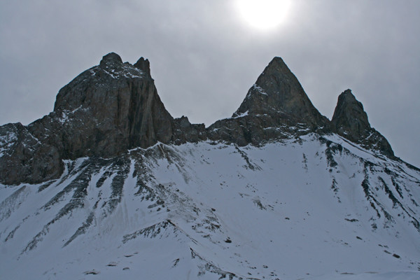 Basse du Gerbier (Arvan) - Les 3 Aiguilles d'Arves vu du sommet