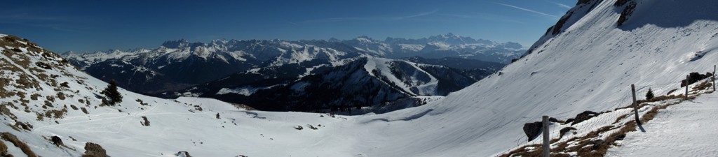Panorama du col Ratti