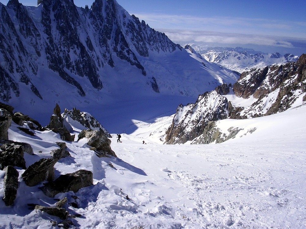 La descente vu du sommet