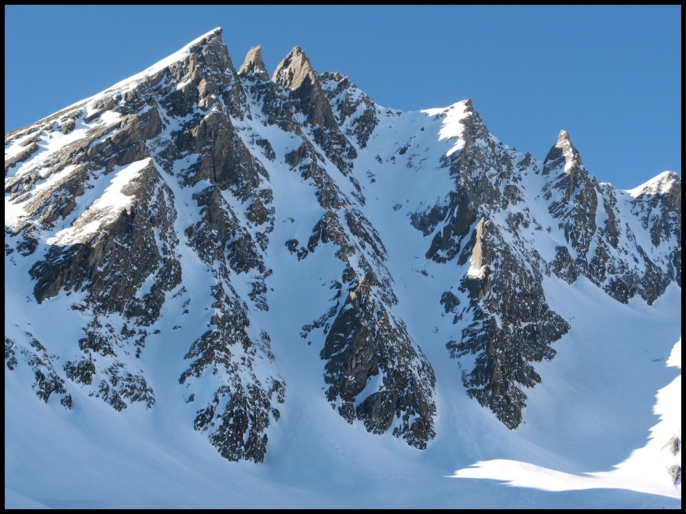 Les couloirs du Gd Golliat