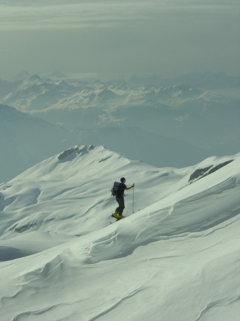 Peu avant la pente sommitale du Mauerhorn
