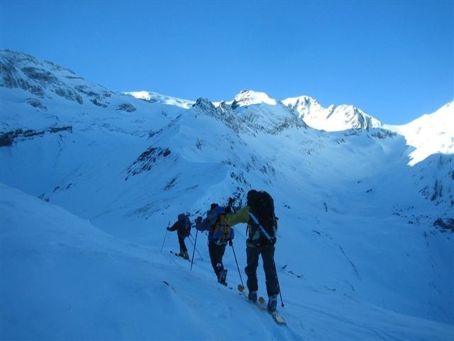 Départ vers le Geltenhorn
