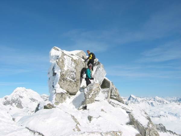 Il blocco sommitale del Grosses Schinhorn