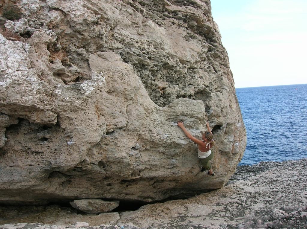 bloc à Cala Figuera (Majorca)