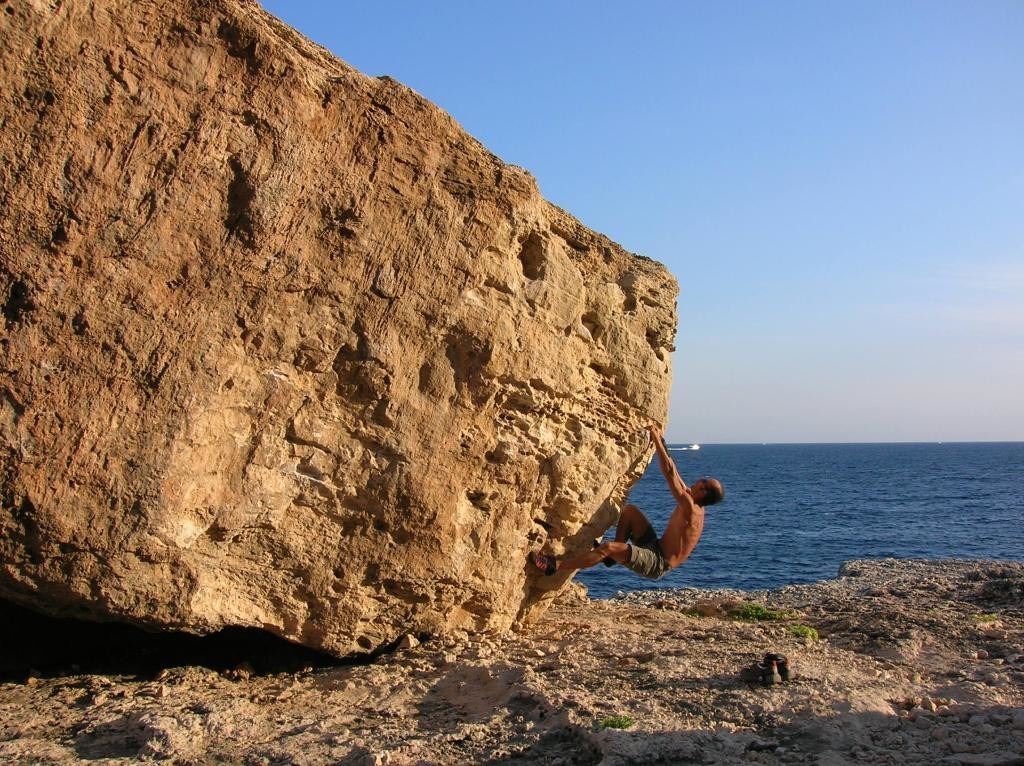 bloc à Cala Figuera (Majorca)