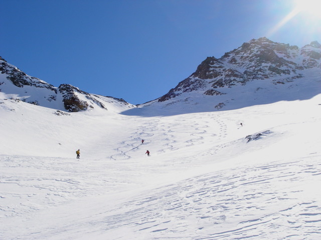 discesa dal monte Rinalpi