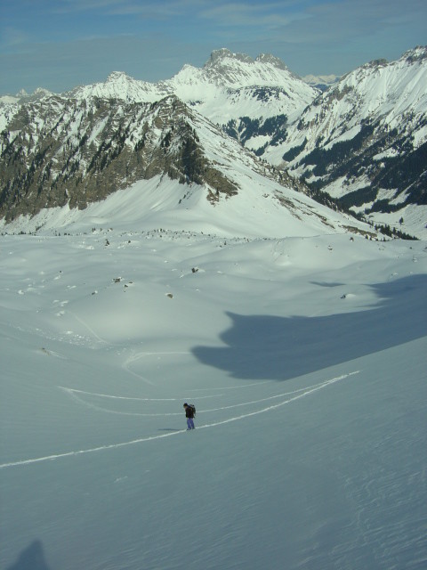 Montée au col de Seron en direction de la Para 2540m
