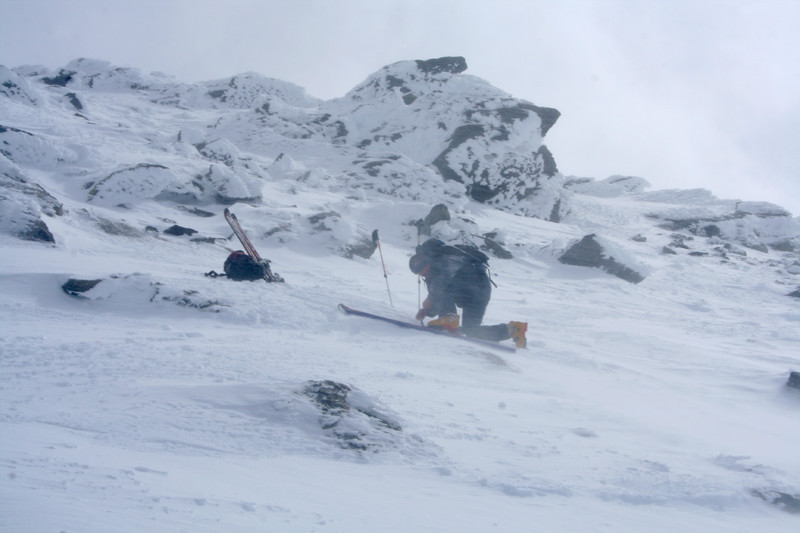 Mont Bréquin - dans les rafales
