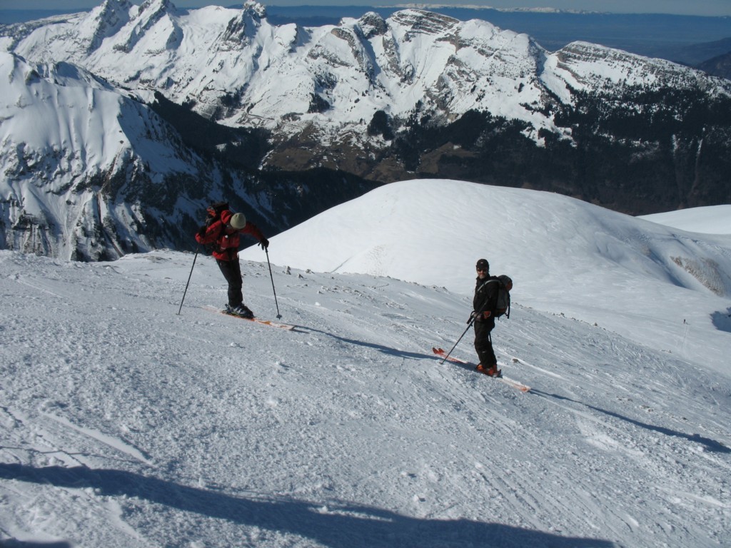 Pte d'Areu la descente