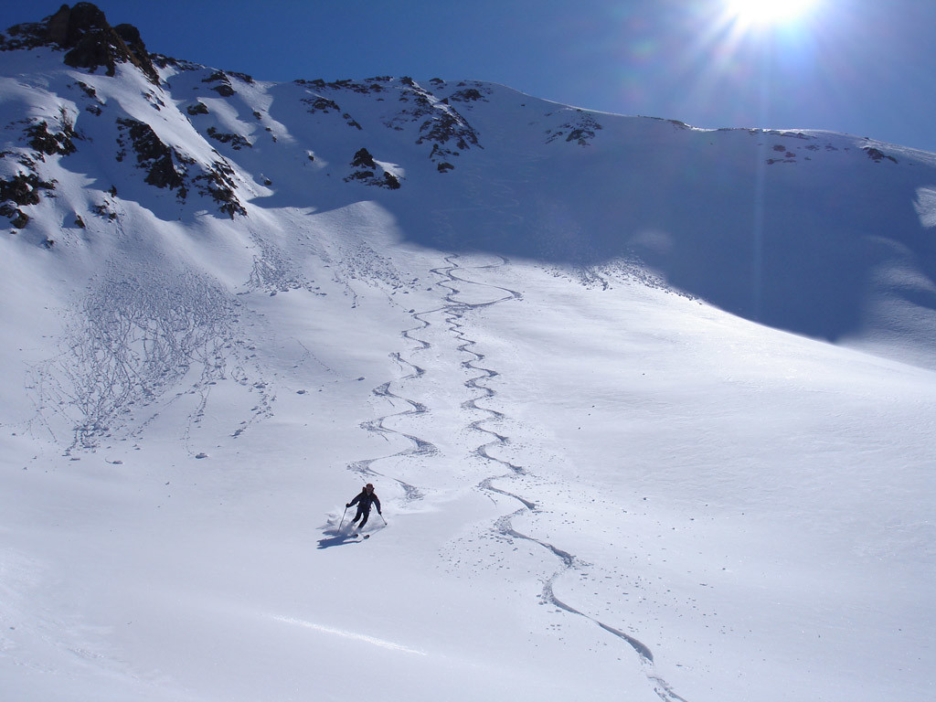 Vittorio, durante la discesa dalla Sponda Camoscera 2452 m.