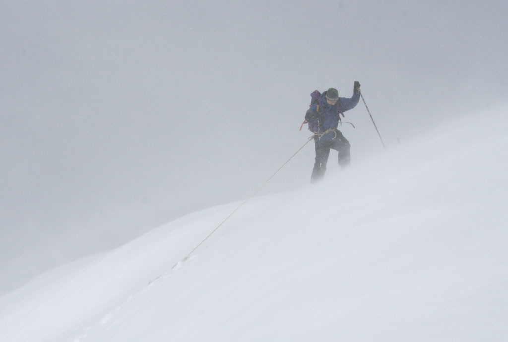 Tempête sur la crête de la Tourche