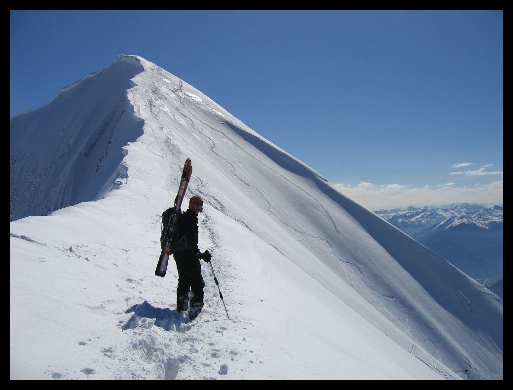Sur l'arête terminale