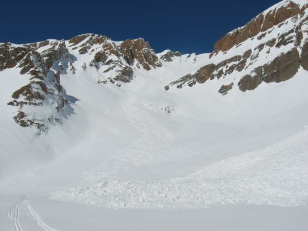 Traversata Leukerbad-Lotschental canalone sud est del Torrenthorn