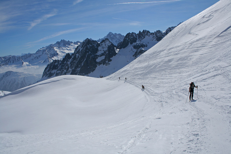Buet - Dernières pentes avant le collet 2650m