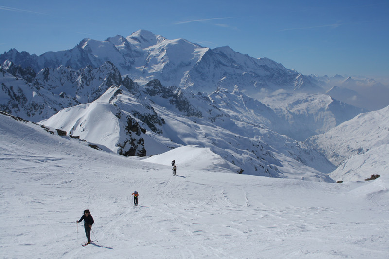 Buet - Montée vers le sommet, au délà du collet